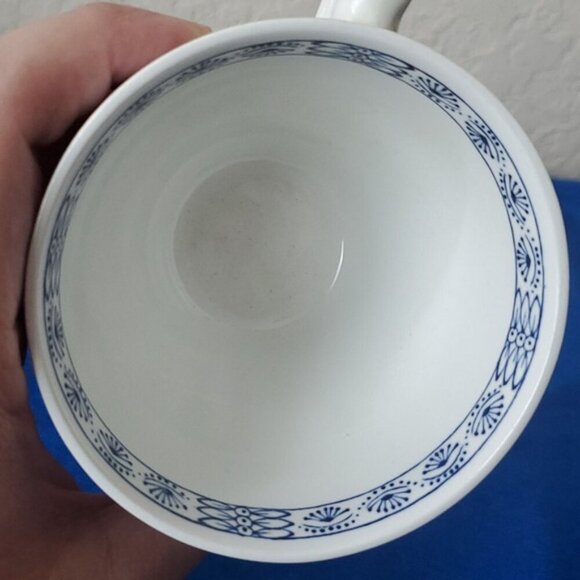 VTG J & G Meakin Classic Blue Nordic Onion Tea Cup - Picture 2 of 8